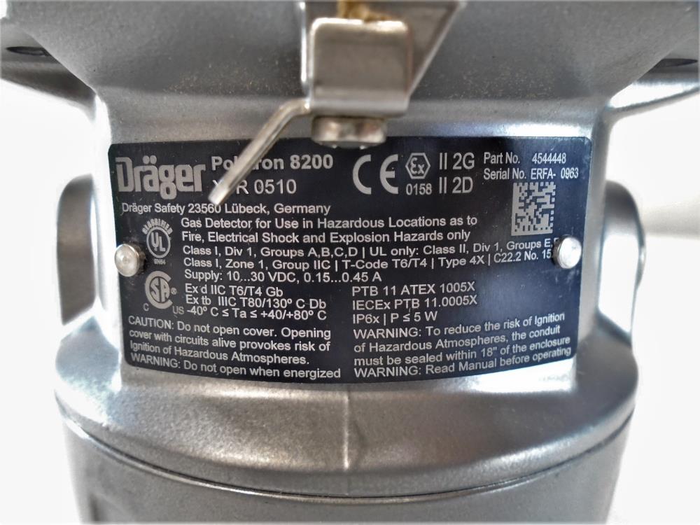 Drager Polytron 8200 Combustible Gas and Vapor Transmitter 4544448 - Alum Hsing
